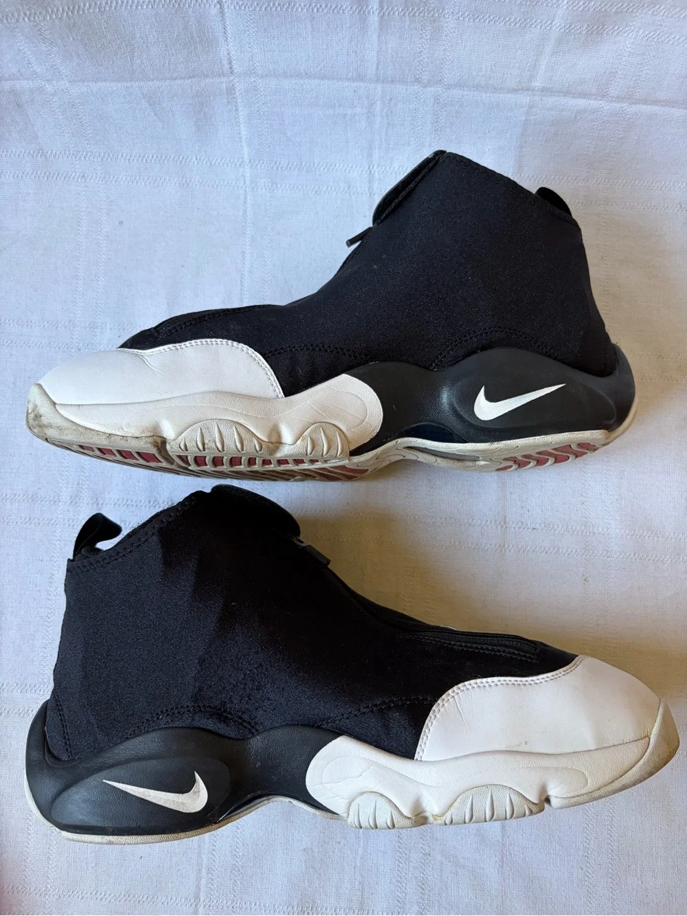 Nike Air Zoom Flight '98 The Glove Black White Sneakers Men's Size 13 616772-001